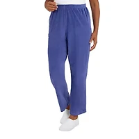 Alfred Dunner The Big Easy Womens Straight Mid Rise Pull-On Pant