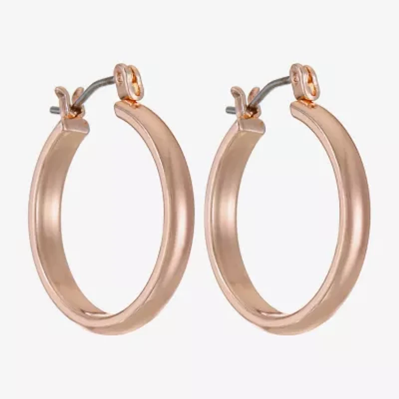 Liz Claiborne Womens 22mm Hypoallergenic Hoop Earrings
