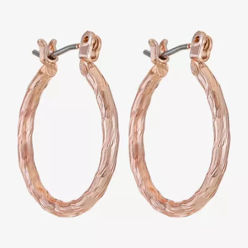 Liz Claiborne Womens 20mm Hypoallergenic Hoop Earrings