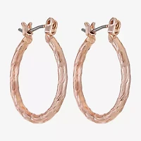 Liz Claiborne Womens 20mm Hypoallergenic Hoop Earrings