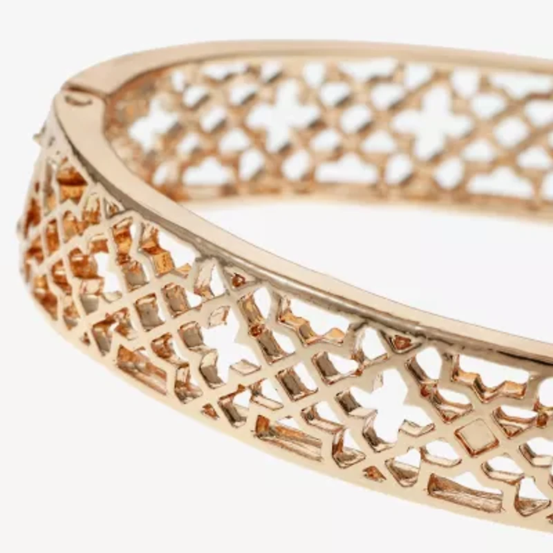 Liz Claiborne Filigree Womens Round Bangle Bracelet