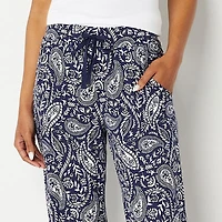 Liz Claiborne Cool and Calm Womens Tall Pajama Pants