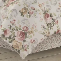 Royal Court Chablis 4-pc. Floral Midweight Comforter Set