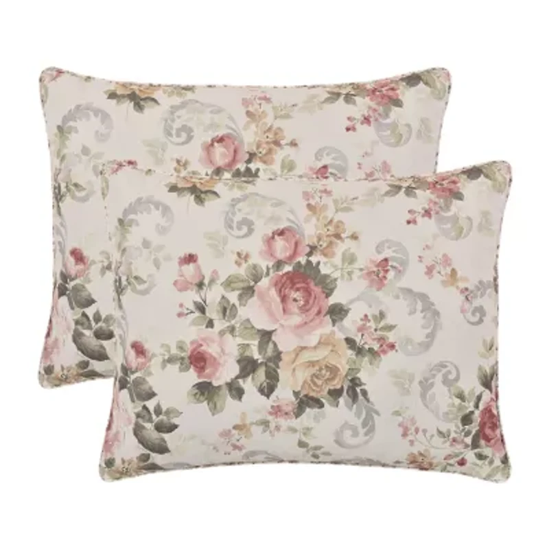 Royal Court Chablis 4-pc. Floral Midweight Comforter Set