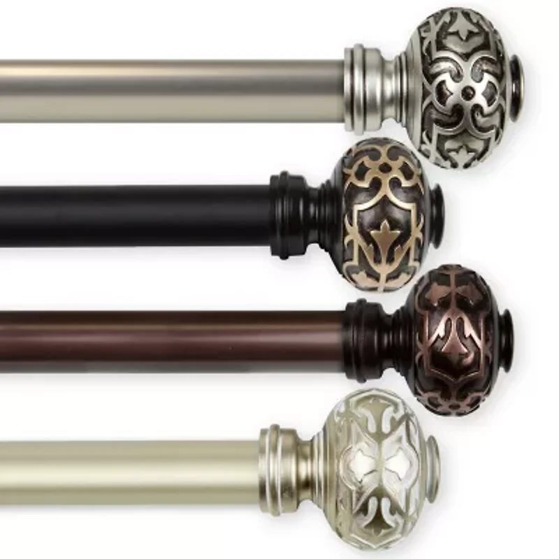 Rod Desyne Maple 1 Adjustable Curtain