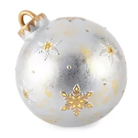 North Pole Trading Co. 6.5" Ball Ornament Led Lighted Christmas Tabletop Decor