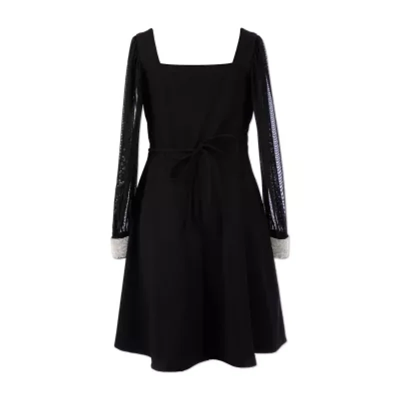 Speechless Big Kid Girls Long Sleeve Skater Dress