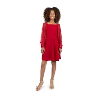 Speechless Big Kid Girls Long Sleeve Skater Dress