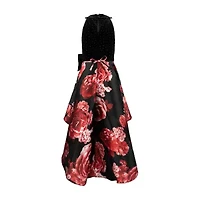 Speechless Big Kid Girls Sleeveless Velvet Fit + Flare Dress
