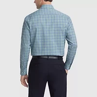 Van Heusen Everyday Defense Stain Shield Mens Regular Fit Stretch Fabric Wrinkle Free Long Sleeve Dress Shirt