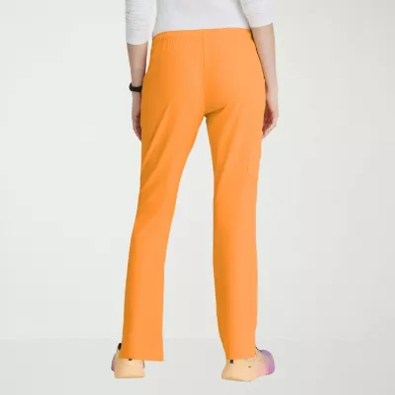 Skechers Sk201 Reliance 3-Pocket Mid-Rise Straight Leg Womens Stretch Fabric Moisture Wicking Scrub Pant