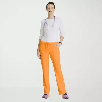 Skechers Sk201 Reliance 3-Pocket Mid-Rise Straight Leg Womens Stretch Fabric Moisture Wicking Scrub Pant