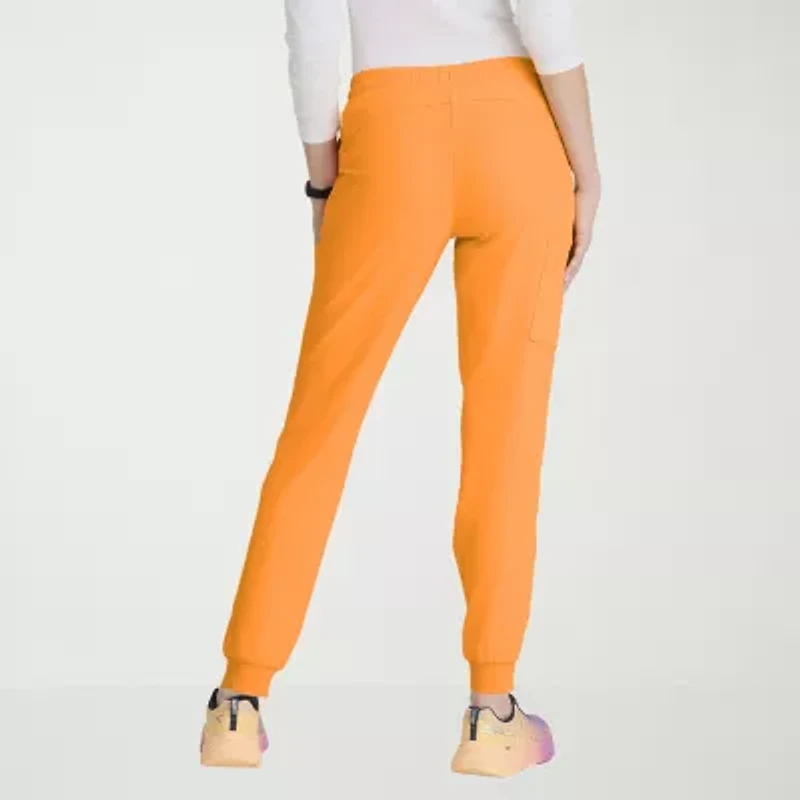 Skechers Skp552 Theory 4-Pocket Mid-Rise Jogger Womens Stretch Fabric Moisture Wicking Scrub Pant