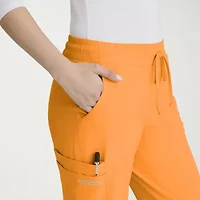 Skechers Skp552 Theory 4-Pocket Mid-Rise Jogger Womens Stretch Fabric Moisture Wicking Scrub Pant