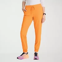 Skechers Skp552 Theory 4-Pocket Mid-Rise Jogger Womens Stretch Fabric Moisture Wicking Scrub Pant