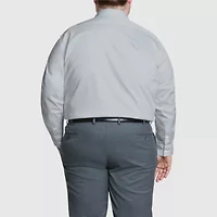 Van Heusen Big And Tall Ultra Flex Wrinkle Free Mens Regular Fit Long Sleeve Dress Shirt