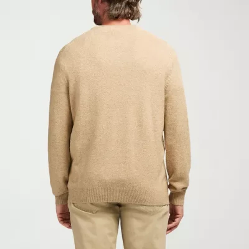 IZOD Mens Crew Neck Long Sleeve Pullover Sweater