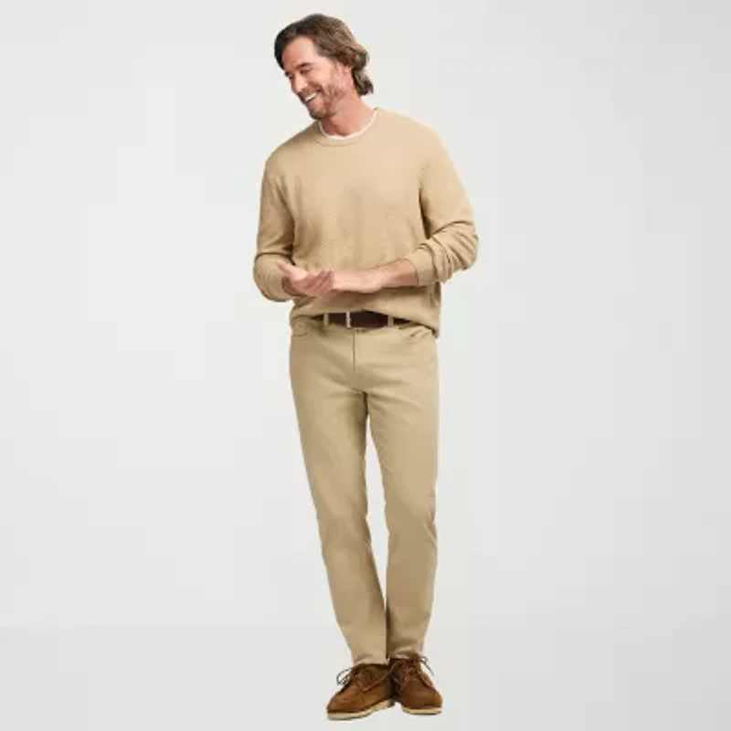 IZOD Mens Crew Neck Long Sleeve Pullover Sweater