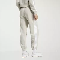 adidas Womens Straight Mid Rise Fleece Active Jogger Pant