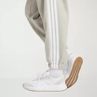 adidas Womens Straight Mid Rise Fleece Active Jogger Pant