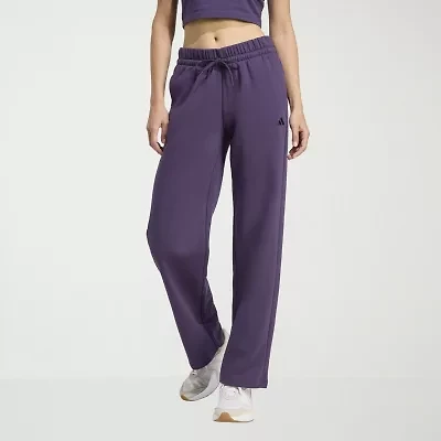 adidas Womens Straight Mid Rise Sweatpant