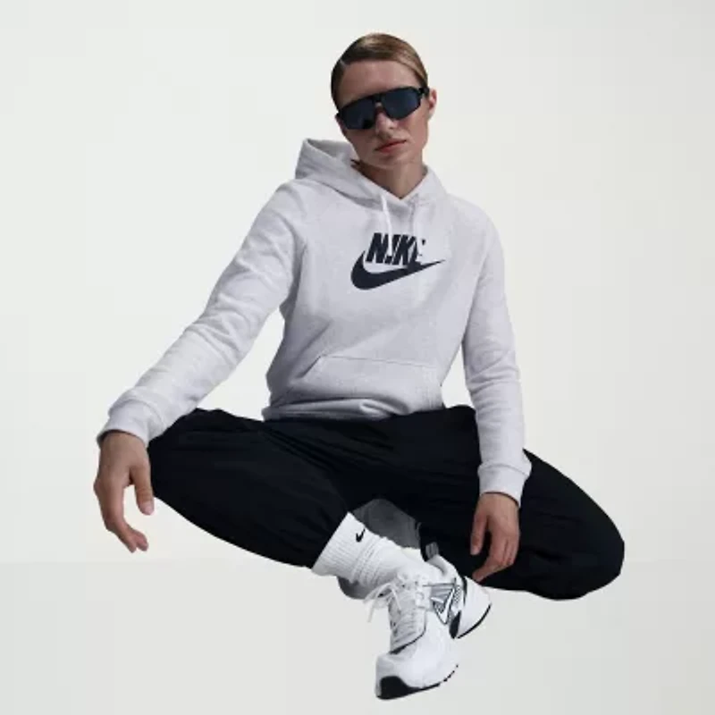 Nike Club Womens Long Sleeve Lined Fleece Active Hoodie