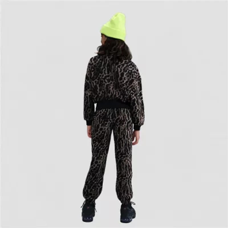 Nike Club Big Kid Girls Cinched Regular Fit Fleece Jogger Pant