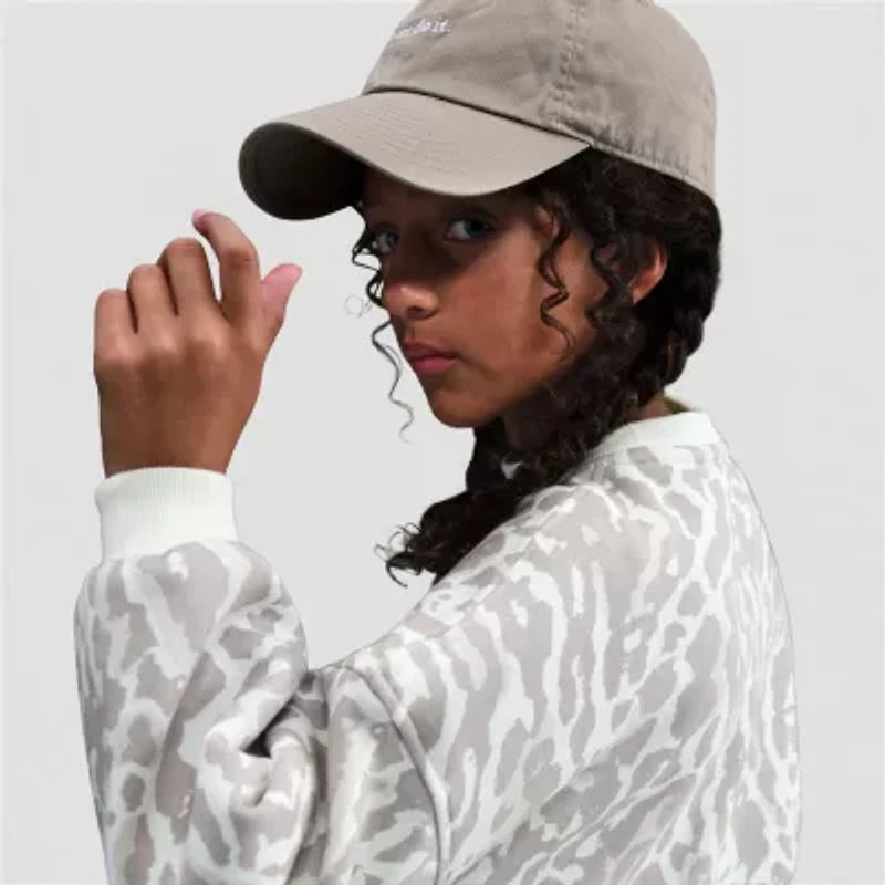 Nike Club Big Kid Girls Crew Neck Fleece Long Sleeve Sweatshirt