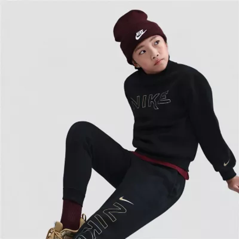 Nike Club Big Kid Unisex Cuffed Regular Fit Fleece Jogger Pant