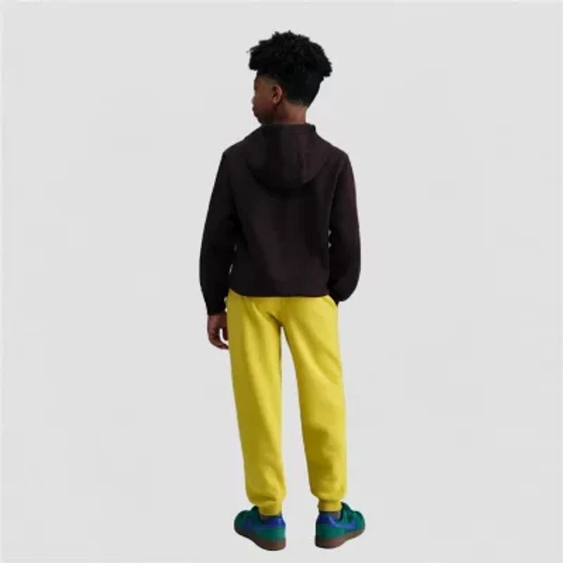 Nike Club Big Kid Unisex Long Sleeve Fleece Active Hoodie