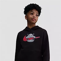 Nike Club Big Kid Unisex Long Sleeve Fleece Active Hoodie