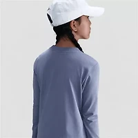 Nike Big Kid Unisex Crew Neck Long Sleeve Classic Fit Graphic T-Shirt