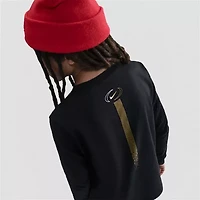Nike Futura Big Kid Unisex Crew Neck Long Sleeve Regular Fit Graphic T-Shirt