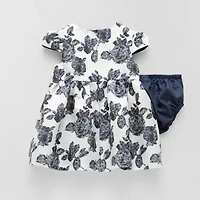 Bonnie Jean Baby Girls Short Sleeve Cap Fit + Flare Dress