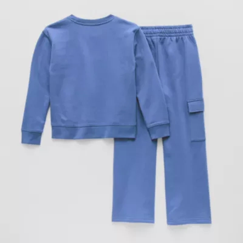 Disney Collection Little & Big Kid Girls Anna Elsa 2-pc. Pant Set