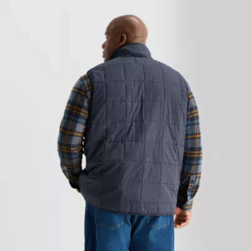 mutual weave Quilted Mens Big and Tall Vest
