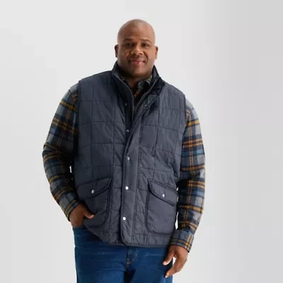 mutual weave Quilted Mens Big and Tall Vest