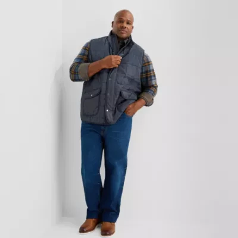 mutual weave Quilted Mens Big and Tall Vest