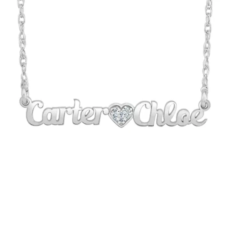 Personalized Diamond Accent Name Necklace