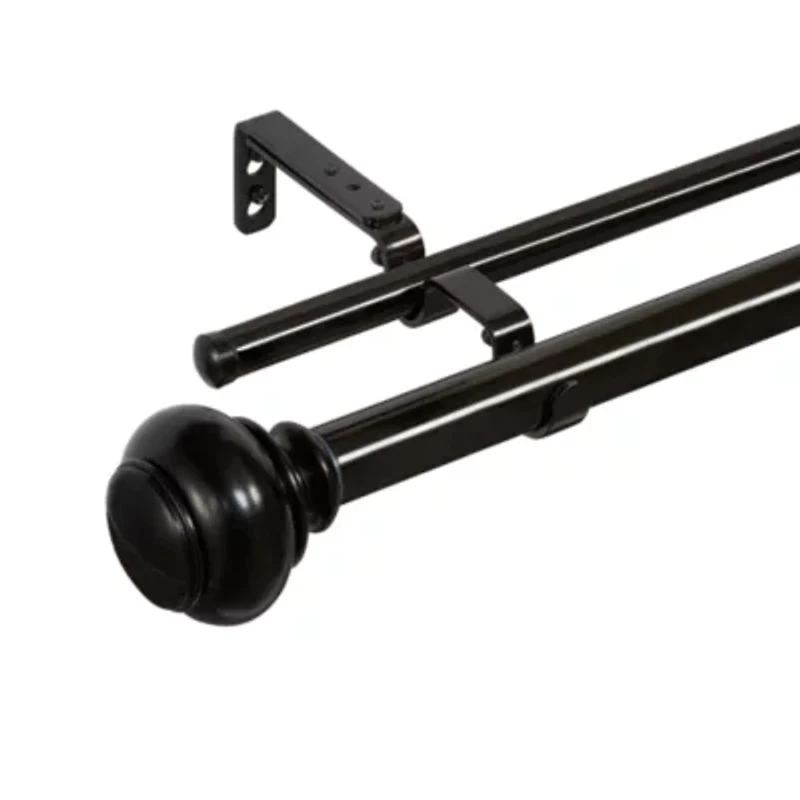 Buono II Brenner Double Curtain Rod