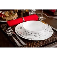 Corelle Boutique 12-pc Misty Leaves Dinnerware Set