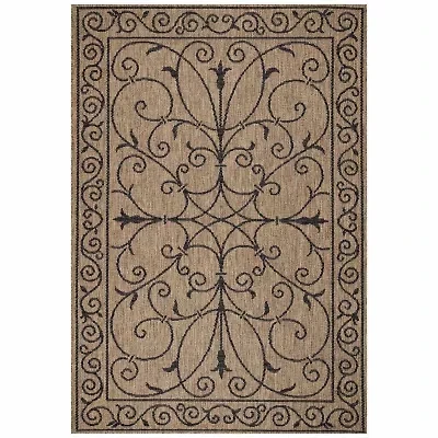 nuLoom Kathleen Outdoor Krem Rug