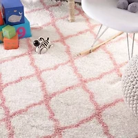 nuLoom Neda Trellis Kids Shag Rug