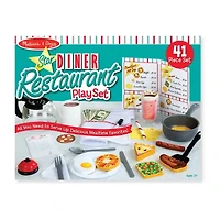 Melissa & Doug Star Diner Restaurant Play Set Toy Playset