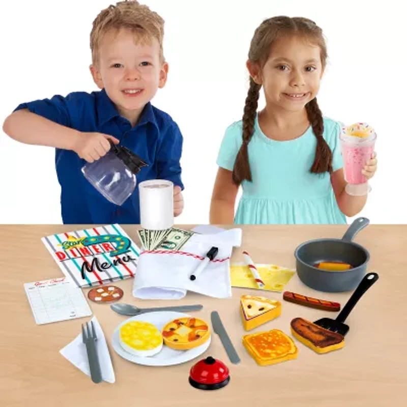 Melissa & Doug Star Diner Restaurant Play Set Toy Playset