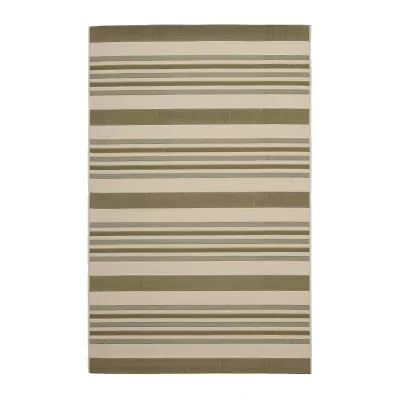 Safavieh Courtyard Collection Ercan Stripe Indoor/Outdoor Area Rug