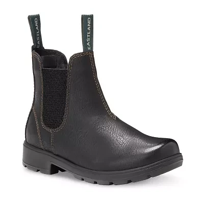 Eastland Womens Baja Chelsea Block Heel Boots