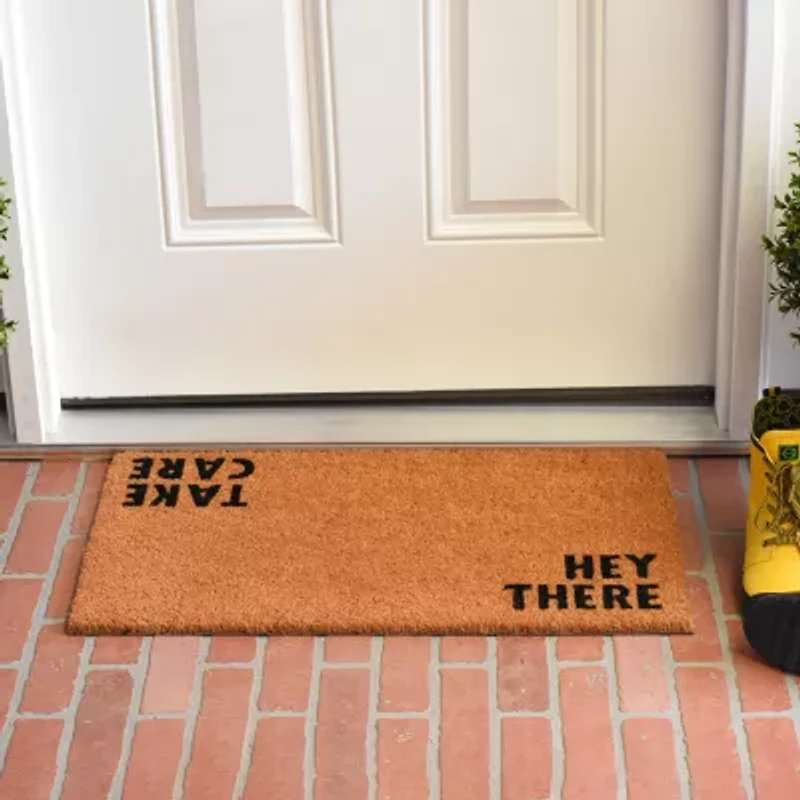 Calloway Mills Hey There Outdoor Rectangular Doormat