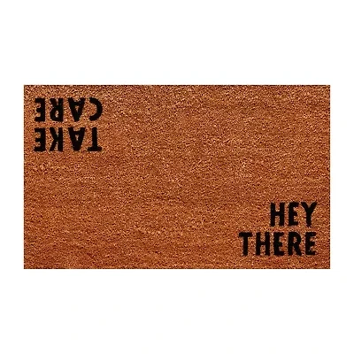 Calloway Mills Hey There Outdoor Rectangular Doormat