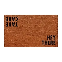 Calloway Mills Hey There Outdoor Rectangular Doormat